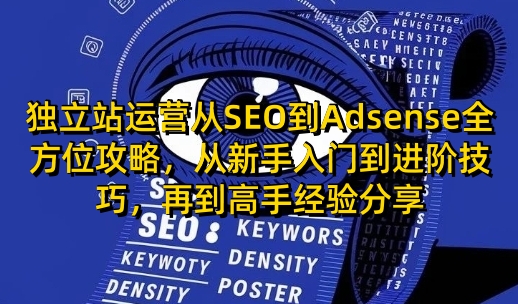 独立站运营从SEO到Adsense全方位攻略，从新手入门到进阶技巧，再到高手经验分享-策里行间