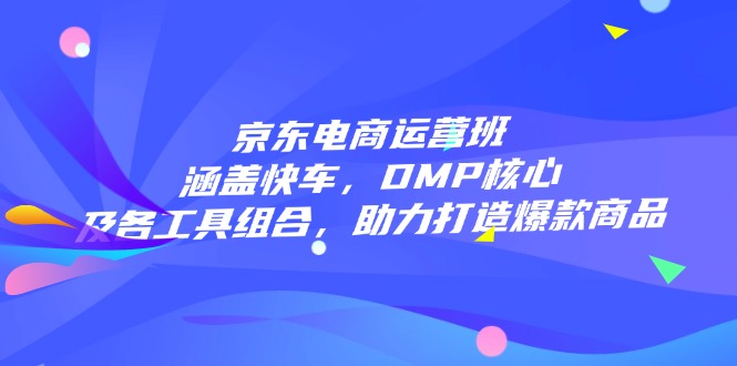 京东电商运营班：涵盖快车，DMP核心及各工具组合，助力打造爆款商品-策里行间