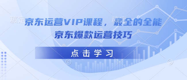 京东运营VIP课程，最全的全能京东爆款运营技巧-策里行间