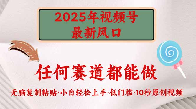 2025年视频号新风口，低门槛只需要无脑执行-策里行间