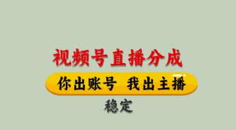 视频号直播分成，全程托管招募，单月轻松变现8k【揭秘】-策里行间