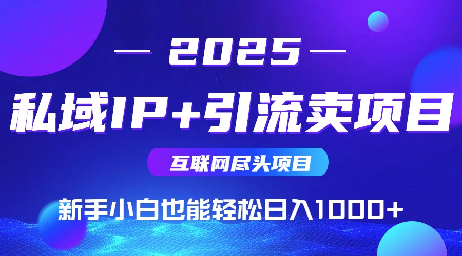 私域IP+卖项目，普通人小白也能轻松实现日入1000+-策里行间