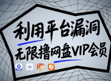 利用平台漏洞，无限撸网盘VIP会员，用户亲测有效!【漏洞原理+操作演示】-策里行间