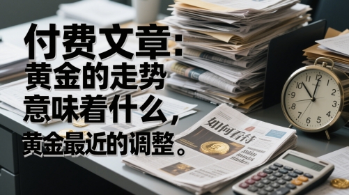 付费文章：黄金的走势意味着什么，如何看待黄金最近的调整-策里行间
