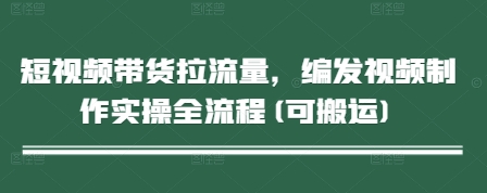 短视频带货拉流量，编发视频制作实操全流程(可搬运)-策里行间