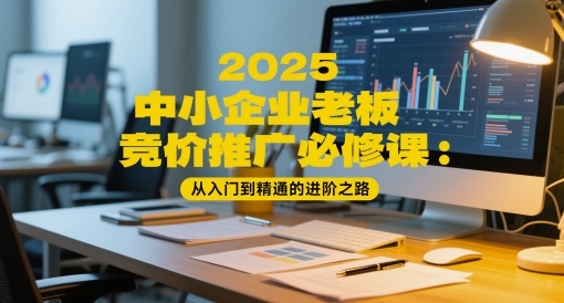 2025中小企业老板竞价推广必修课：从入门到精通的进阶之路-策里行间