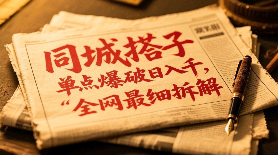 同城搭子群19.9单点爆破日入千，搭子组局月入万，全网最细拆解-策里行间