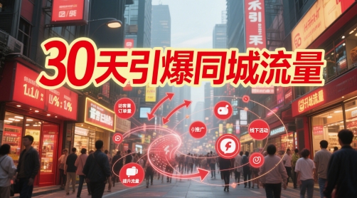 30天引爆同城流量：团购篇 认知篇 流量篇 来客篇 达人篇 老板人设IP篇 投流篇-策里行间