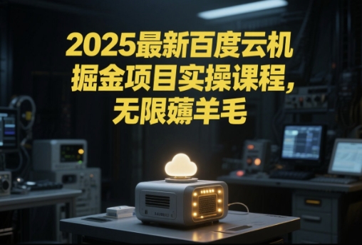 2025最新百度云机掘金项目实操课程单窗口保底5-10元月收益单窗口150+【揭秘】-策里行间