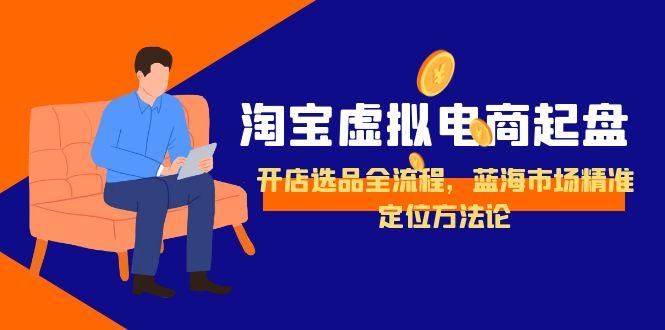 淘宝虚拟电商起盘，开店选品全流程，蓝海市场精准定位方法论-策里行间