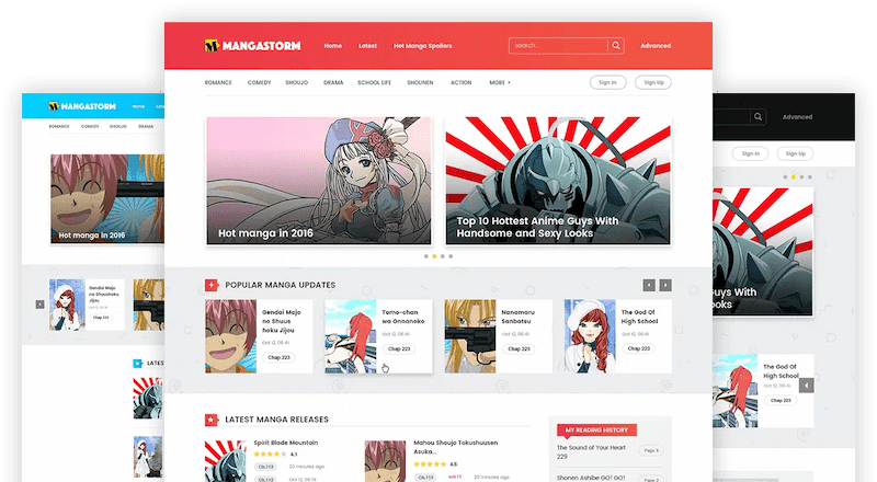 Madara 2.2.2.1主题源码 | 响应式WordPress漫画小说主题模板-策里行间