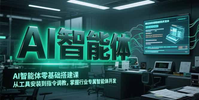 AI智能体零基础搭建课，从工具安装到指令调教，掌握行业专属智能体开发…-策里行间