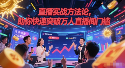 直播实战方法论，助你快速突破万人直播间门槛-策里行间