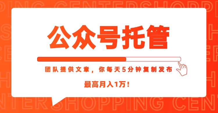 【公众号托管 】我提供文章，你每天５分钟复制发布，最高月入1W-策里行间