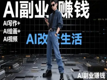 AI改变生活(Ai写作+AI绘画+Ai视频)，AI副业挣钱-策里行间