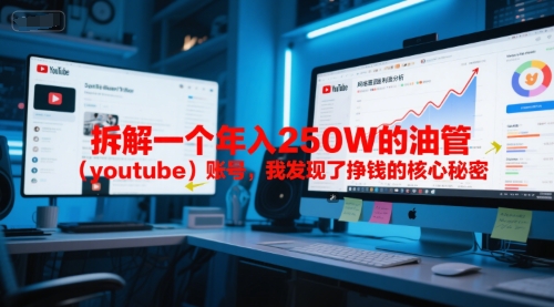 付费文章：拆解一个年入250W的油管(youtube)账号，我发现了挣钱的核心秘密-策里行间