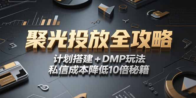 2025小红书聚光投放全攻略，计划搭建+DMP玩法，私信成本降低10倍秘籍-策里行间