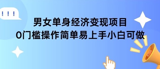 女单身经济项目变现周期长可复购率高日入1k+-策里行间