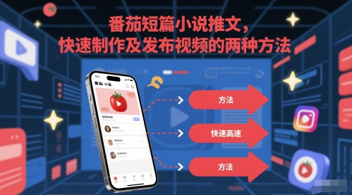 番茄短篇小说推文，快速制作及发布视频的两种方法-策里行间