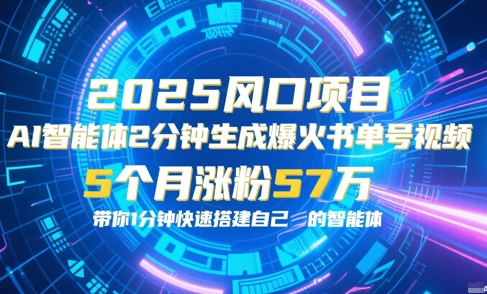 AI智能体2分钟一键生成爆火书单号原创视频，5个月涨粉57w，带你零代码1分钟搭建智能体-策里行间