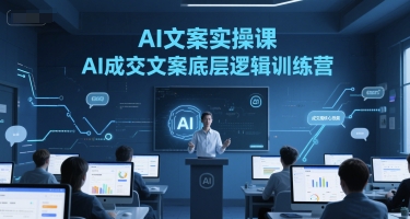 AI文案实操课，AI成交文案底层逻辑训练营-策里行间