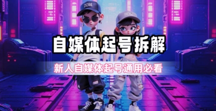 一天5张？自媒体起号完整拆解_新人自媒体起号必看【超详细攻略】-策里行间