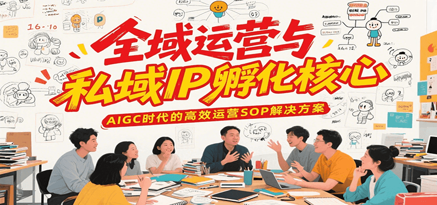 全域运营与私域IP孵化核心，AIGC时代的高效运营SOP解决方案-策里行间
