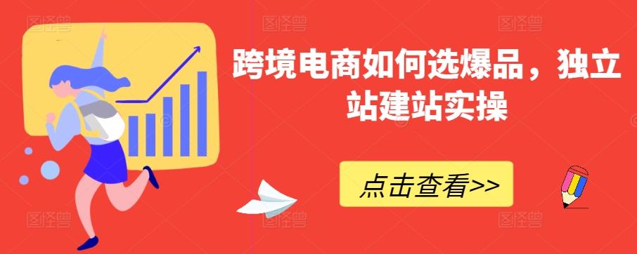 跨境电商如何选爆品，独立站建站实操-策里行间