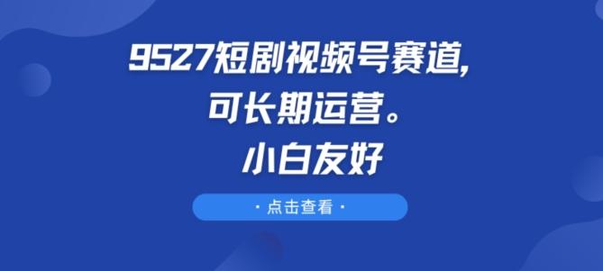 9527短剧视频号赛道，可长期运营，小白友好【揭秘】-策里行间