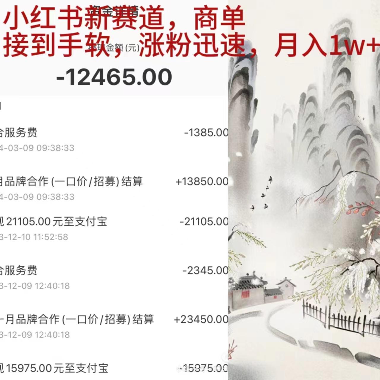 (9476期)小红书新赛道，商单接到手软，涨粉迅速，月入1w+-策里行间