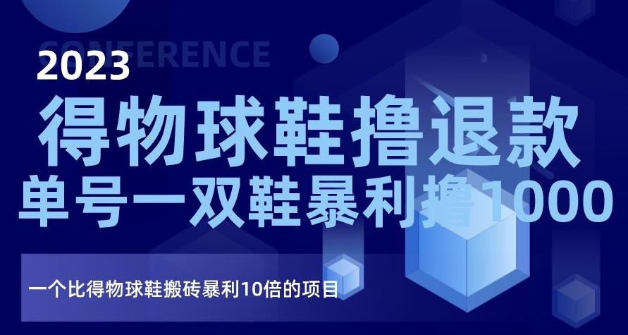 2023得物球鞋撸退款，单号一双鞋暴利撸1000，一个比得物球鞋搬砖暴利10倍的项目【揭秘】-策里行间