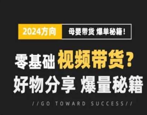 短视频母婴赛道实操流量训练营，零基础视频带货，好物分享，爆量秘籍-策里行间