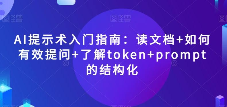 AI提示术入门指南：读文档+如何有效提问+了解token+prompt的结构化【揭秘】-策里行间