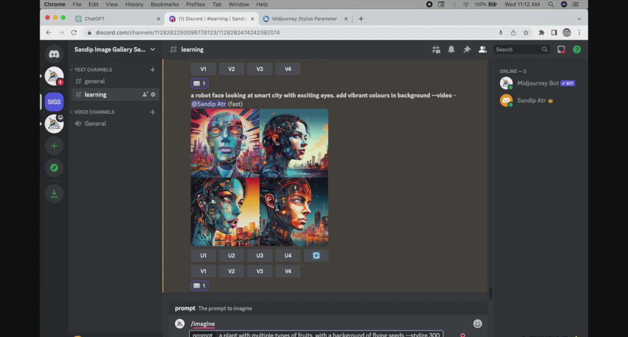 图片[2]-ChatGPT4 和 MidJourney AI 绘画聊天革命性指南教程-33节视频课-中英字幕-策里行间