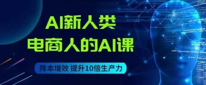 AI新人类-电商人的AI课，用世界先进的AI帮助电商降本增效-策里行间