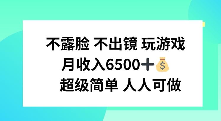 不露脸 不出境 玩游戏，月入6500 超级简单 人人可做【揭秘】-策里行间