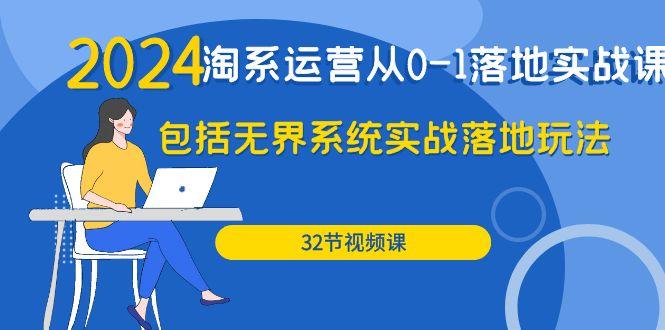 (9919期)2024·淘系运营从0-1落地实战课：包括无界系统实战落地玩法(32节)-策里行间
