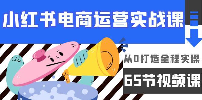 (9724期)小红书电商运营实战课，从0打造全程实操(65节视频课)-策里行间