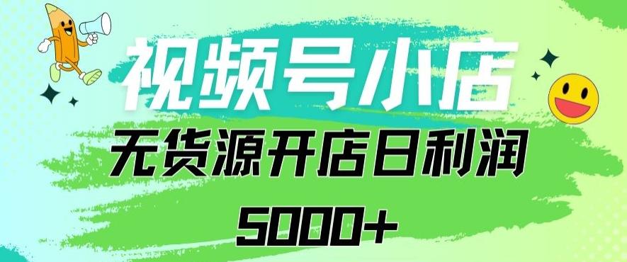 视频号无货源小店从0到1日订单量千单以上纯利润稳稳5000+【揭秘】-策里行间
