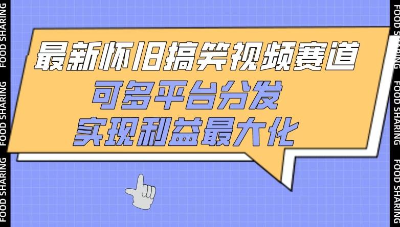 最新怀旧搞笑视频赛道，可多平台分发，实现利益最大化【揭秘】-策里行间