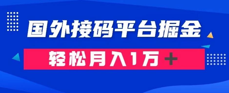 通过国外接码平台掘金：成本1.3，利润10＋，轻松月入1万＋【揭秘】-策里行间