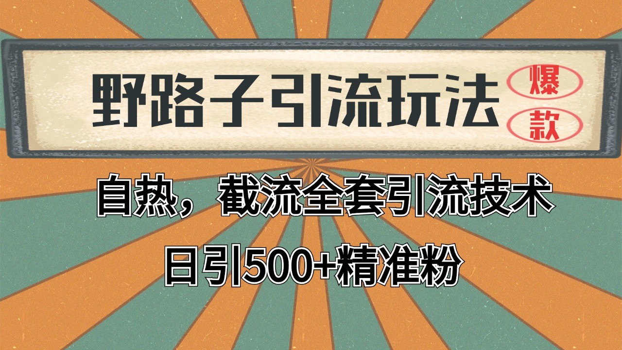 抖音小红书视频号全平台引流打法，全自动引流日引2000+精准客户-策里行间