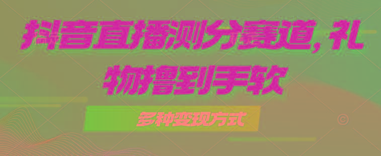 抖音直播测分赛道，多种变现方式，轻松日入1000+-策里行间