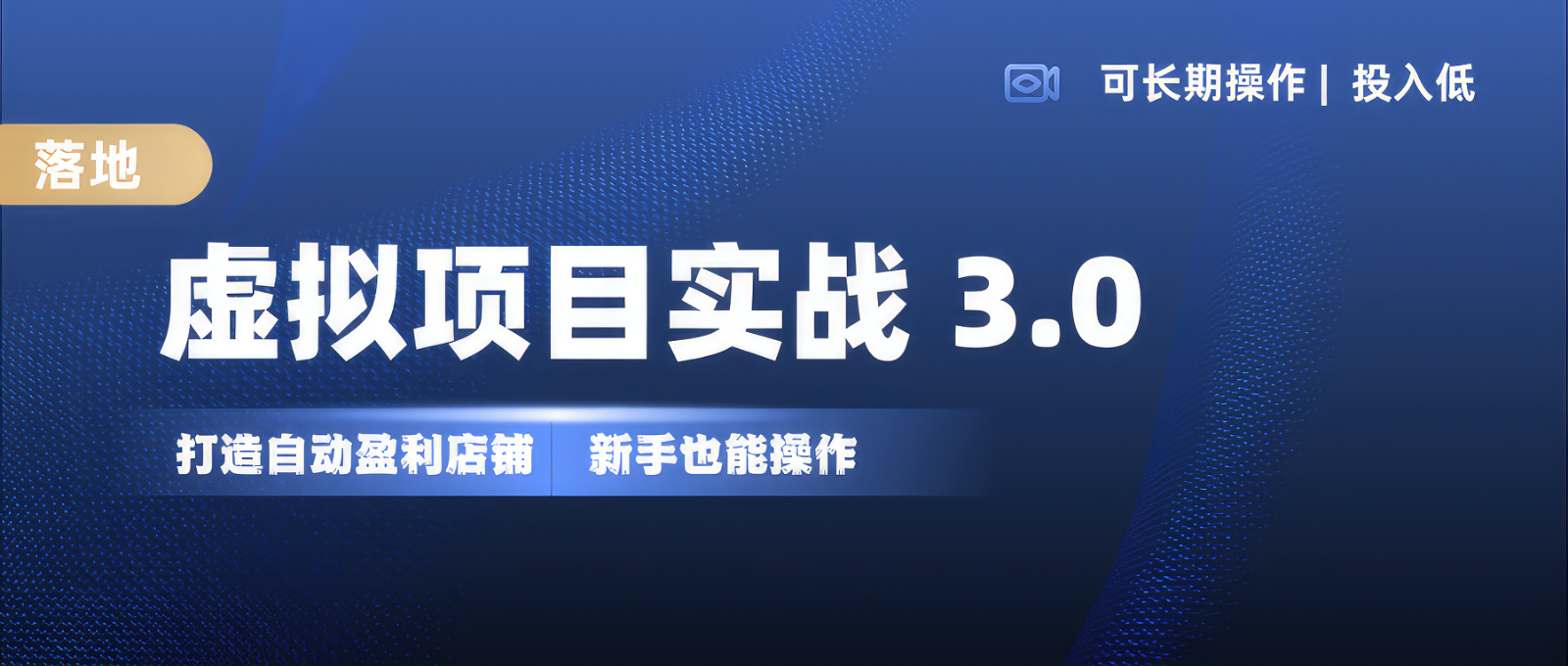 虚拟项目实操落地 3.0,新手轻松上手，单品月入1W+-策里行间