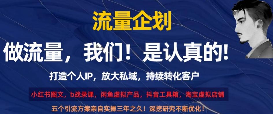 流量企划，打造个人IP，放大私域，持续转化客户【揭秘】-策里行间