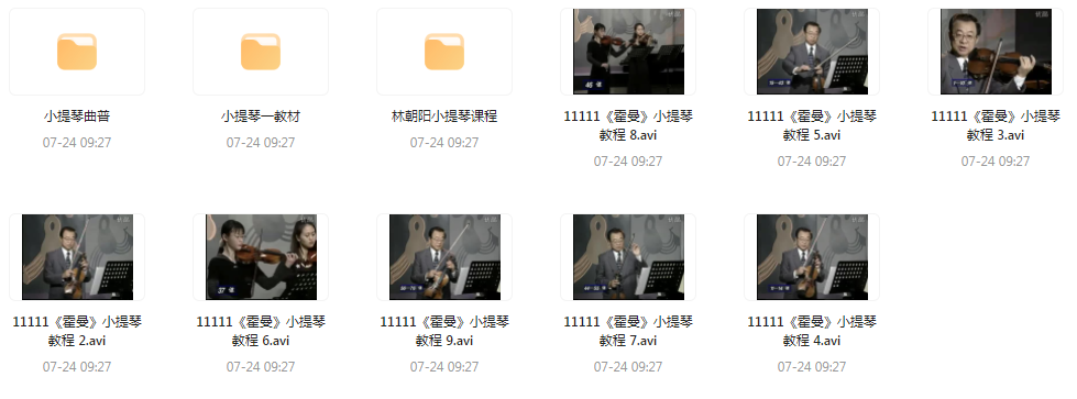 霍曼小提琴教学视频-策里行间