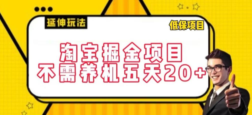 淘宝掘金项目，不需养机，五天20+，每天只需要花三四个小时【揭秘】-策里行间