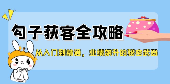 从入门到精通，勾子获客全攻略，业绩飙升的秘密武器-策里行间