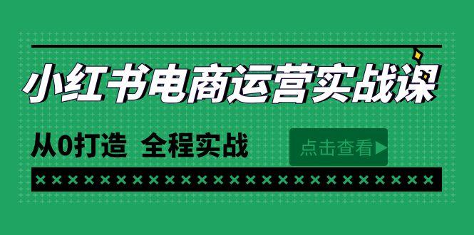 (9946期)最新小红书·电商运营实战课，从0打造  全程实战(65节视频课)-策里行间