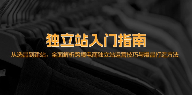 独立站入门指南：从选品到建站，全面解析跨境电商独立站运营技巧与爆品…-策里行间